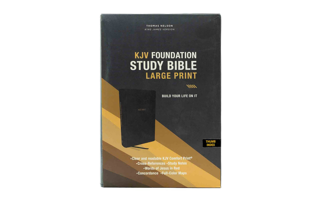KJV Foundation Study Bible - Large Print + New American Commentary Haggai Malachi:  Combo