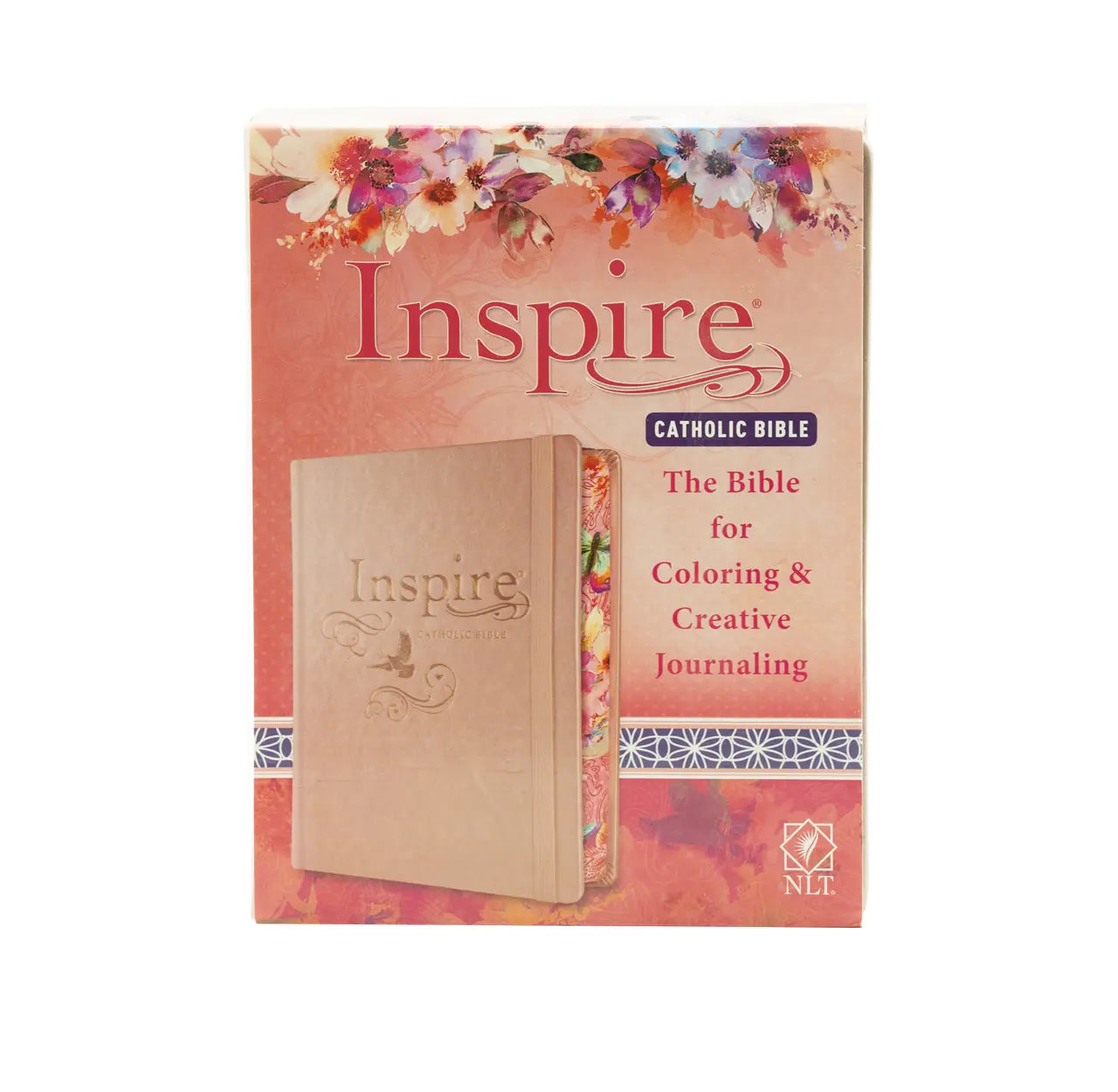 NLT Tyndale Inspire Catholic Coloring Bi + Bible KidVentures Old Testament Stories  Combo