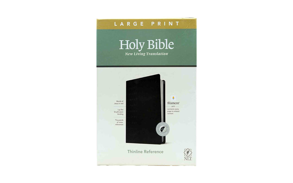 NLT Large Print Thinline Reference Bible + NLT Premium Value Thinline Bible, Filame Combo