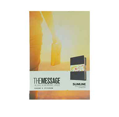 The Message: The Bible in Contemporary L + KJV Holy Bible Thinline Large Print | Ch Combo