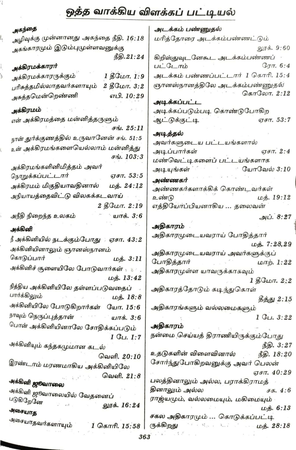 Tamil Bible, Semi-Compact Edition, Blue Cover, Open Type with Thumb Index (ISBN: 9788119095650)