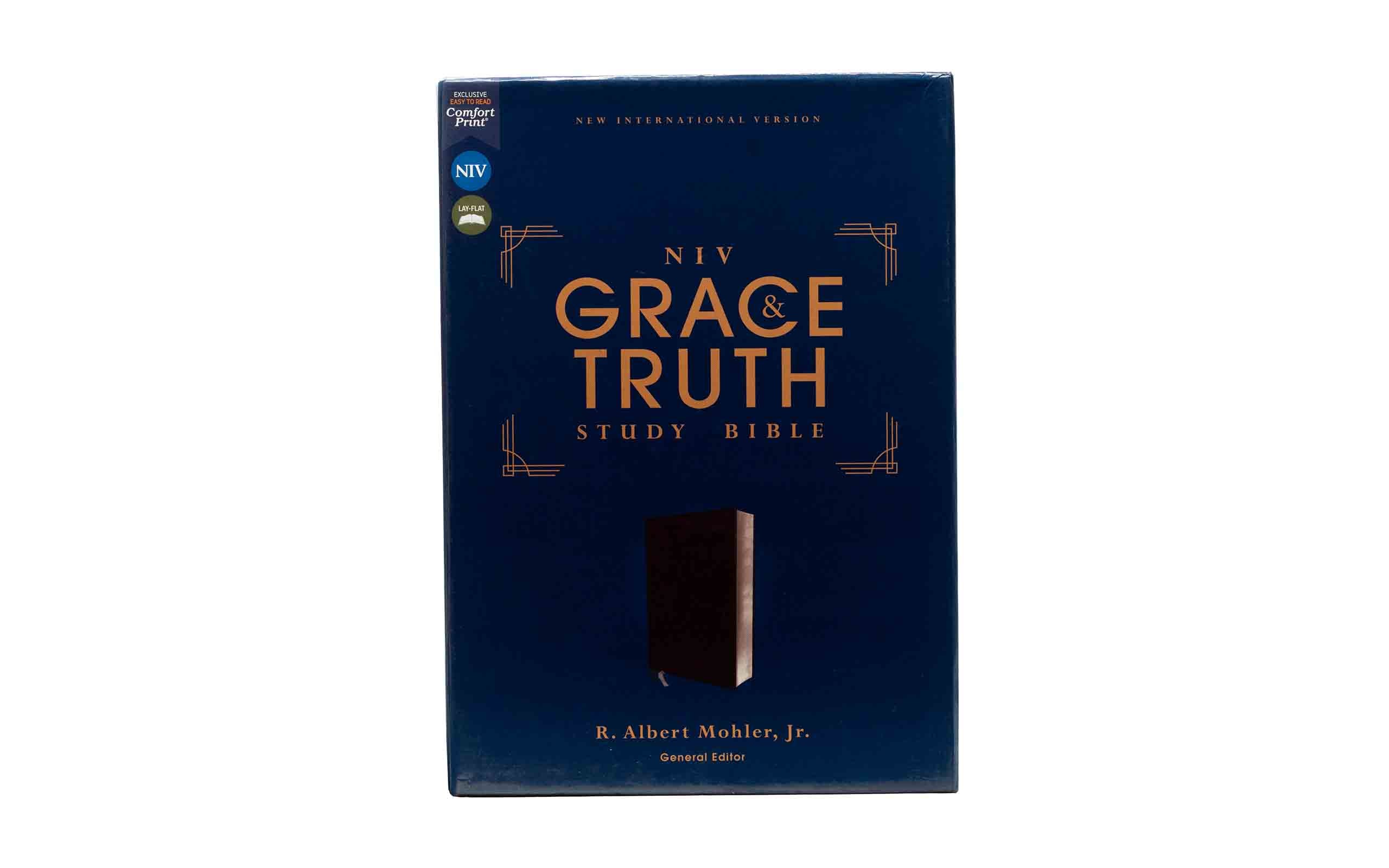 NIV Grace and Truth Study Bible Comfort  + Ephesians: A Mentor Expository Commentar Combo