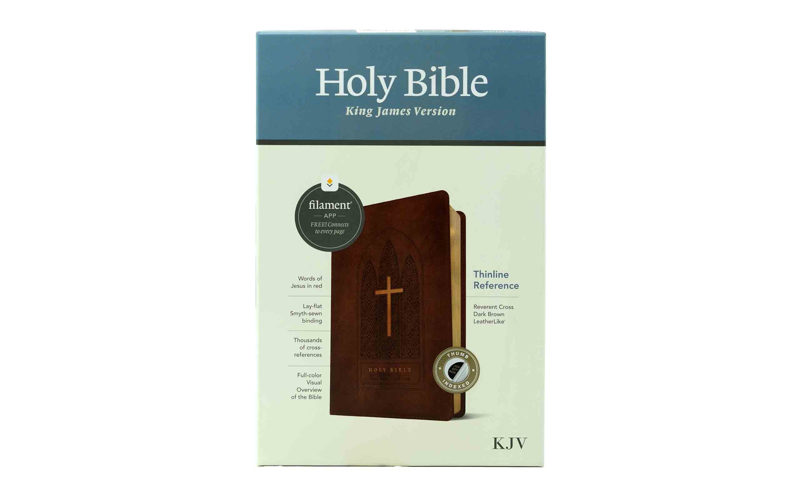 KJV Thinline Reference Bible Filament Ed + NIRV Love Letters from God: Holy Bible | Combo