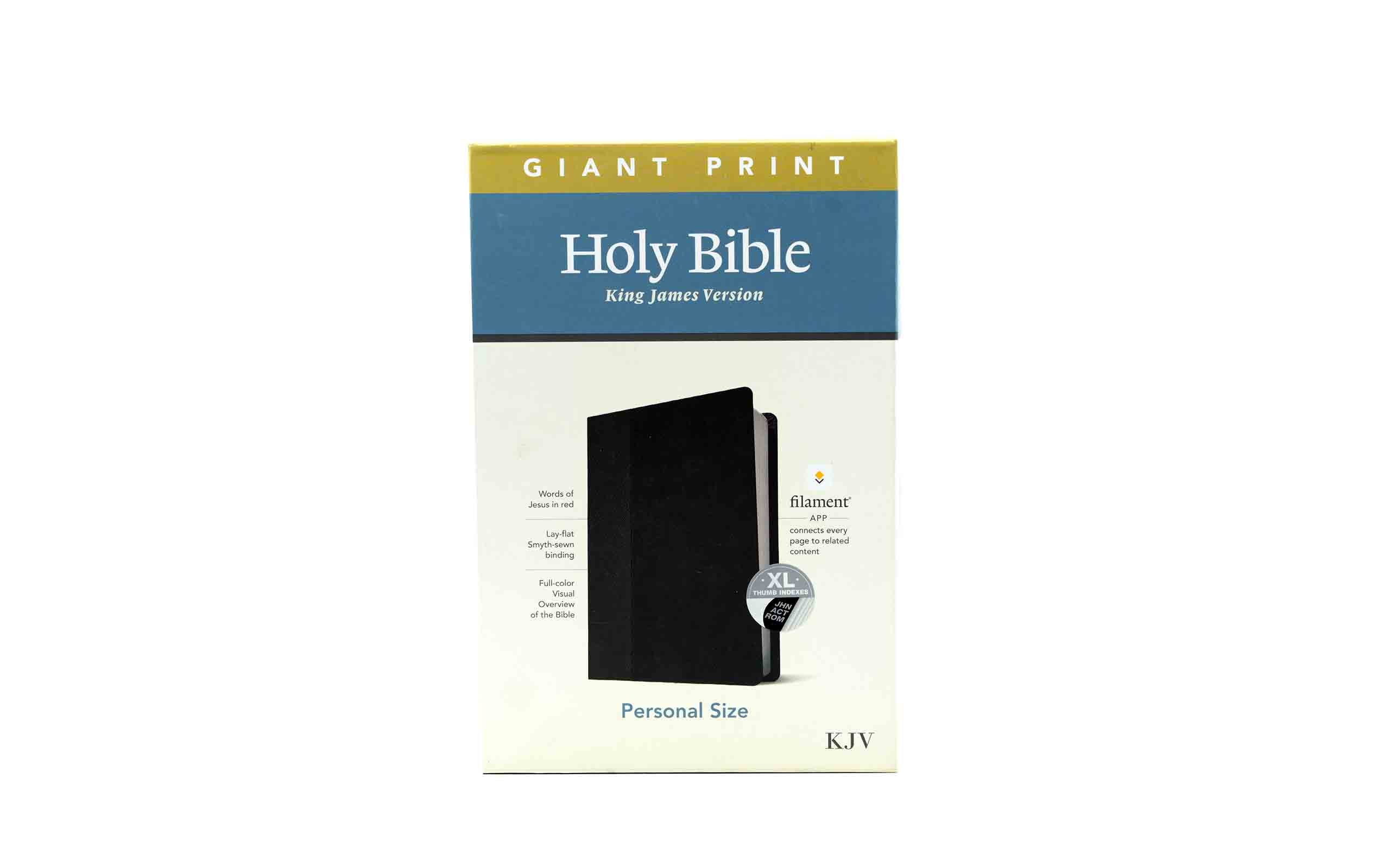 KJV Personal Size Giant Print Bible, Filament Edition