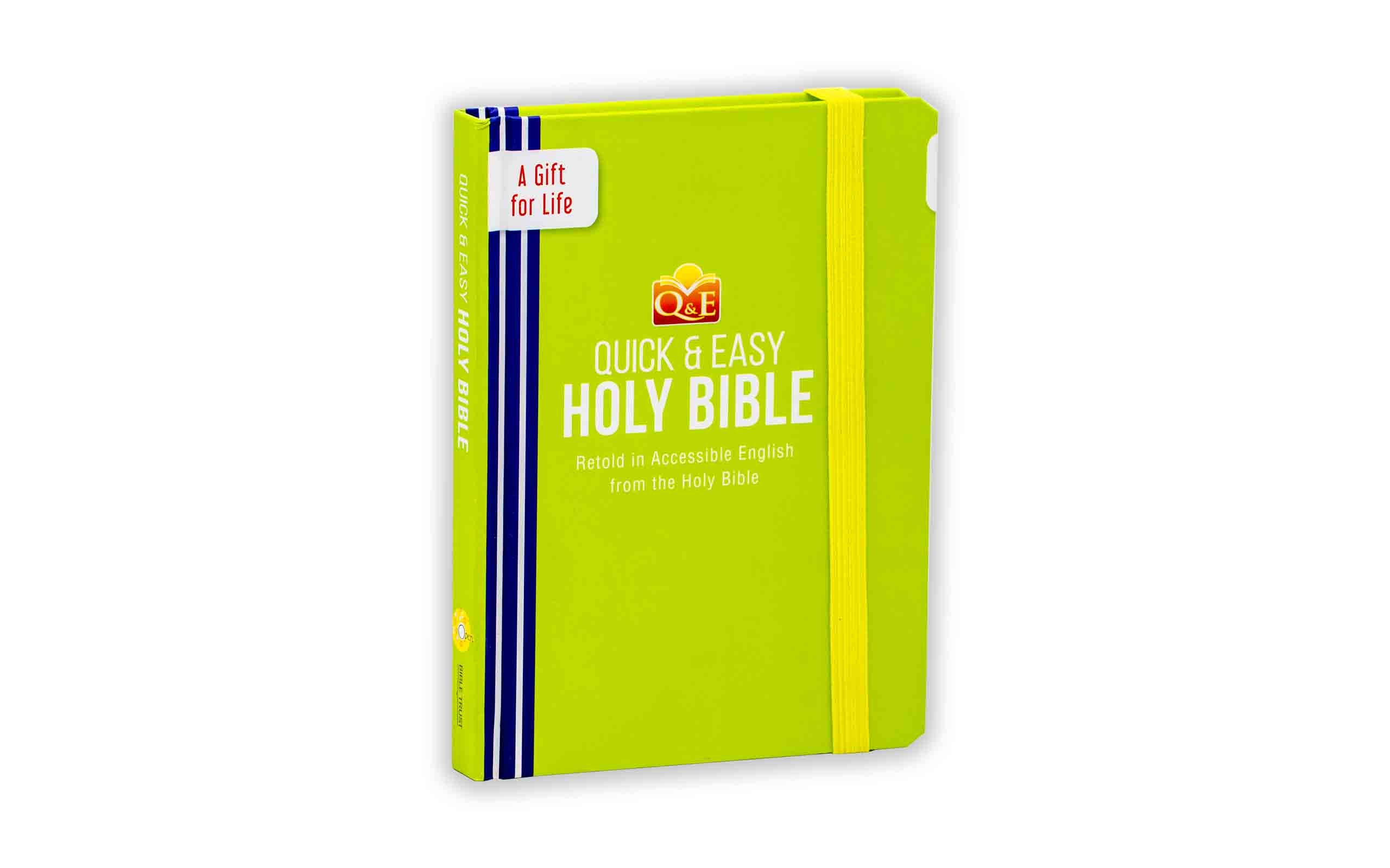 Quick & Easy Holy Bible- Retold in Accessible English Green from the Holy Bible