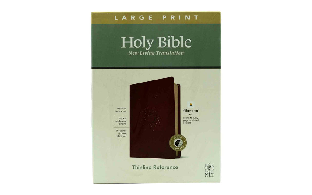 NLT Holy Bible Large Print Thinline Refe + The New Strong's Exhaustive Concordance  Combo