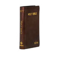 NIV Medium Pearl vinyl Brown | Christian + KJV Holy Bible: Deluxe Gift Edition, Bro Combo
