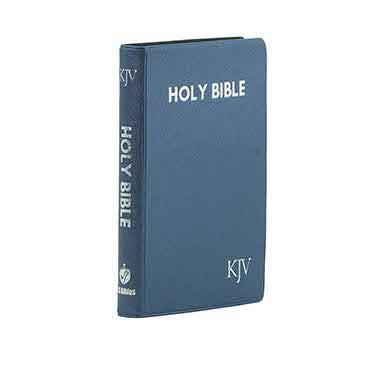 KJV Compact Pearl Vinyl Bible - Navy Blu + KJV Compact Bible - Black Pearl Vinyl Th Combo