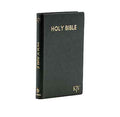 KJV Medium Pearl Vinyl Bible with Thumb  + NIV Pew and Worship Bible, Large Print | Combo