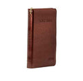 NIV Medium Polyurethane Cross Dark Brown + KJV Thinline Reference Bible, Black Leat Combo