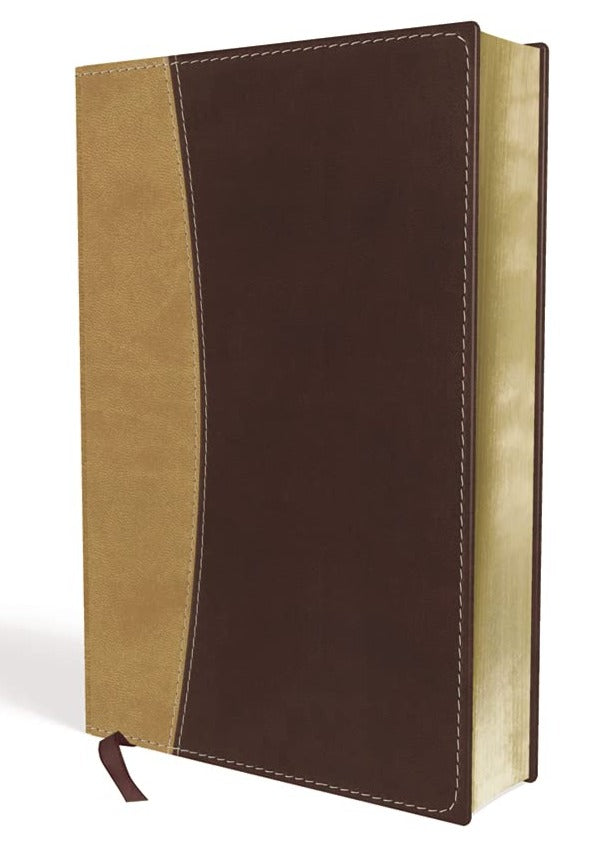 Amplified Holy Bible, Compact, Leathersoft, Camel/Burgundy: Captures the Full Meaning Behind the Original Greek and Hebrew Imitation Leather