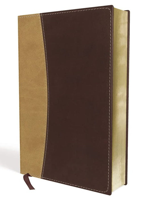 Amplified Holy Bible, Compact, Leathersoft, Camel/Burgundy: Captures the Full Meaning Behind the Original Greek and Hebrew Imitation Leather