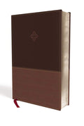 Leathersoft Hardcover Brown Imitation Leather Amplified Study Bible