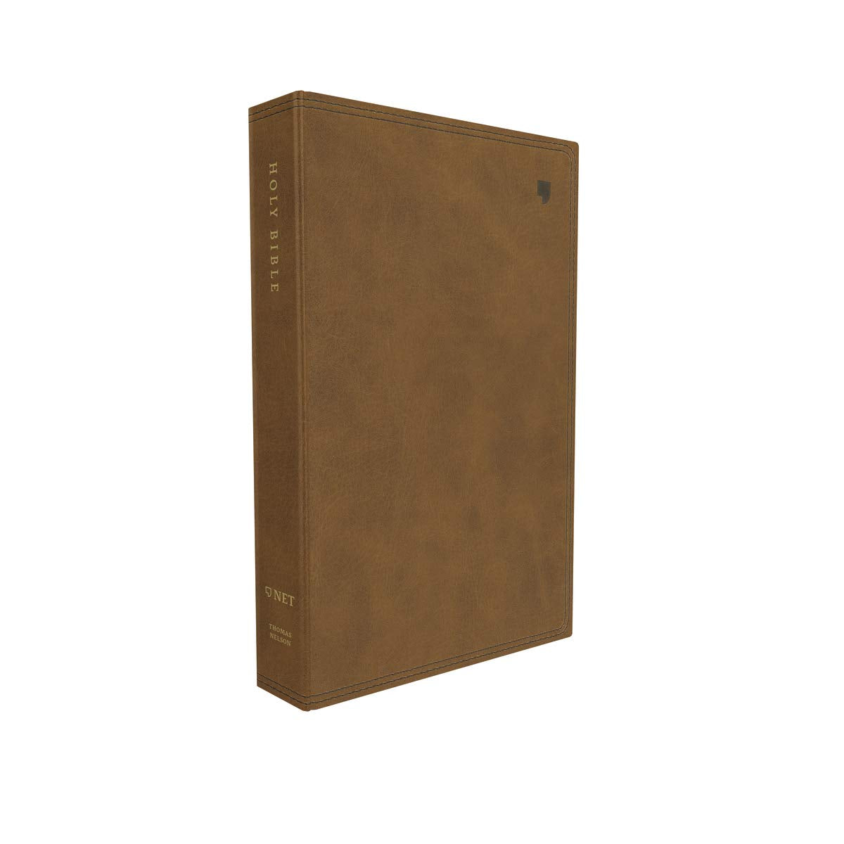 NET Bible, Thinline Reference, Large Print, Leathersoft, Brown, Comfort Print: Holy Bible Imitation Leather – Import