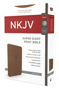 NKJV Super Giant Print Bible in large print edition with extra-large easy-read text