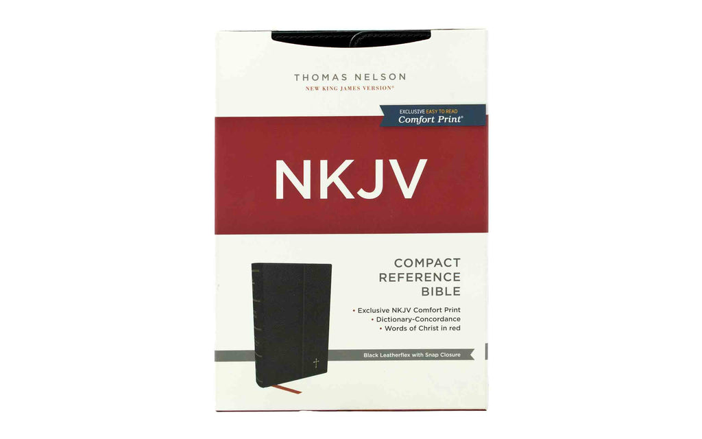 NKJV Compact Reference Bible | Christian + KJV Compact Bible - Tobacco Brown Leathe Combo