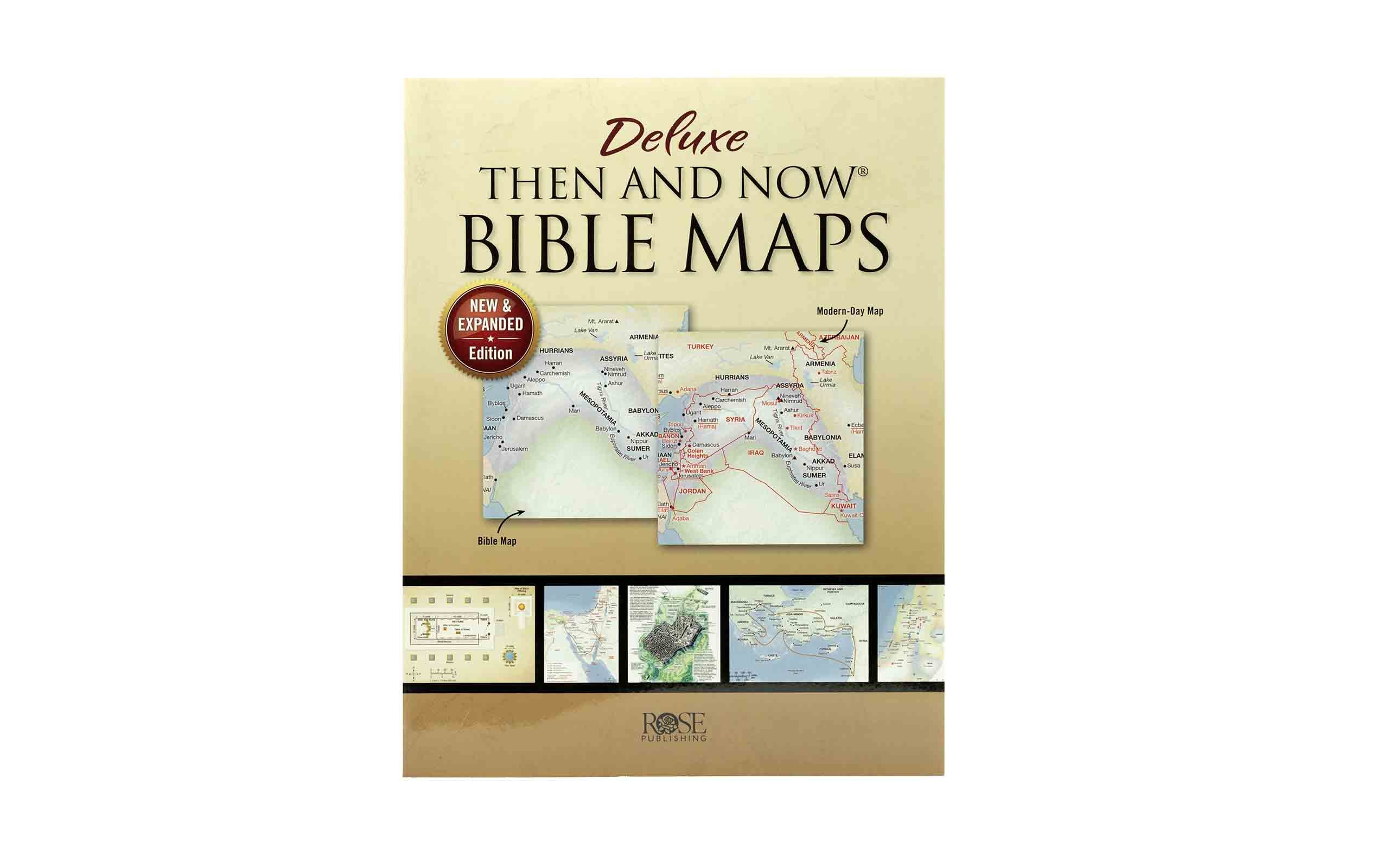 Deluxe then and now Bible Maps