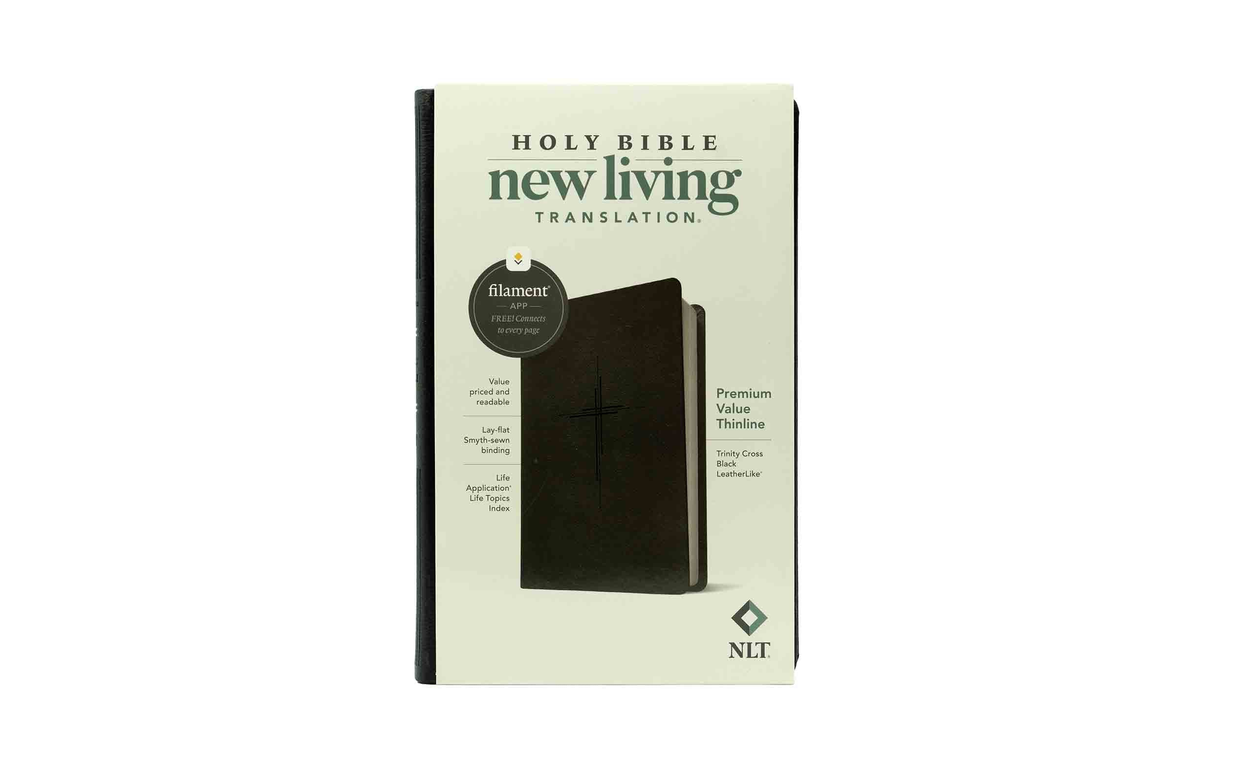 NLT Premium Value Thinline Bible Filament Enabled