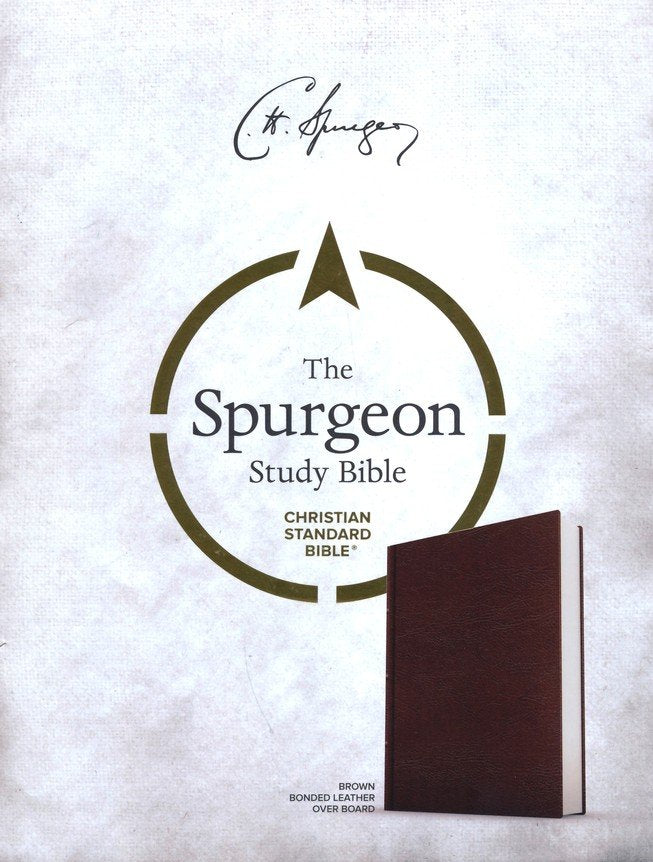 CSB Spurgeon Study Bible, Brown Bonded L + Everyday Bible Commentary Series: Genesi Combo