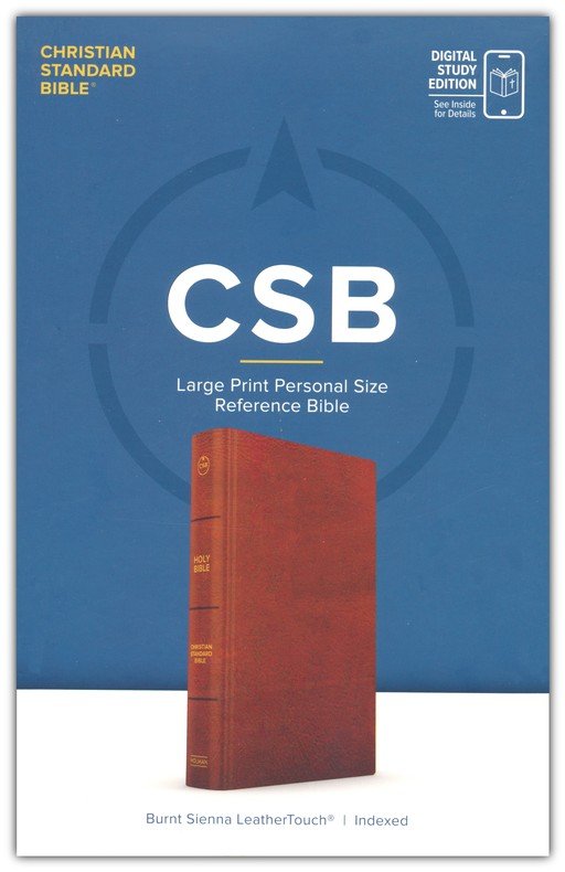 CSB Large Print Personal Size Reference Bible