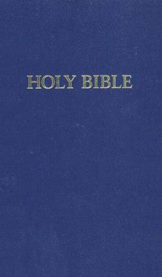 Details of the King James Version Pew Bible (Hardcover) binding.