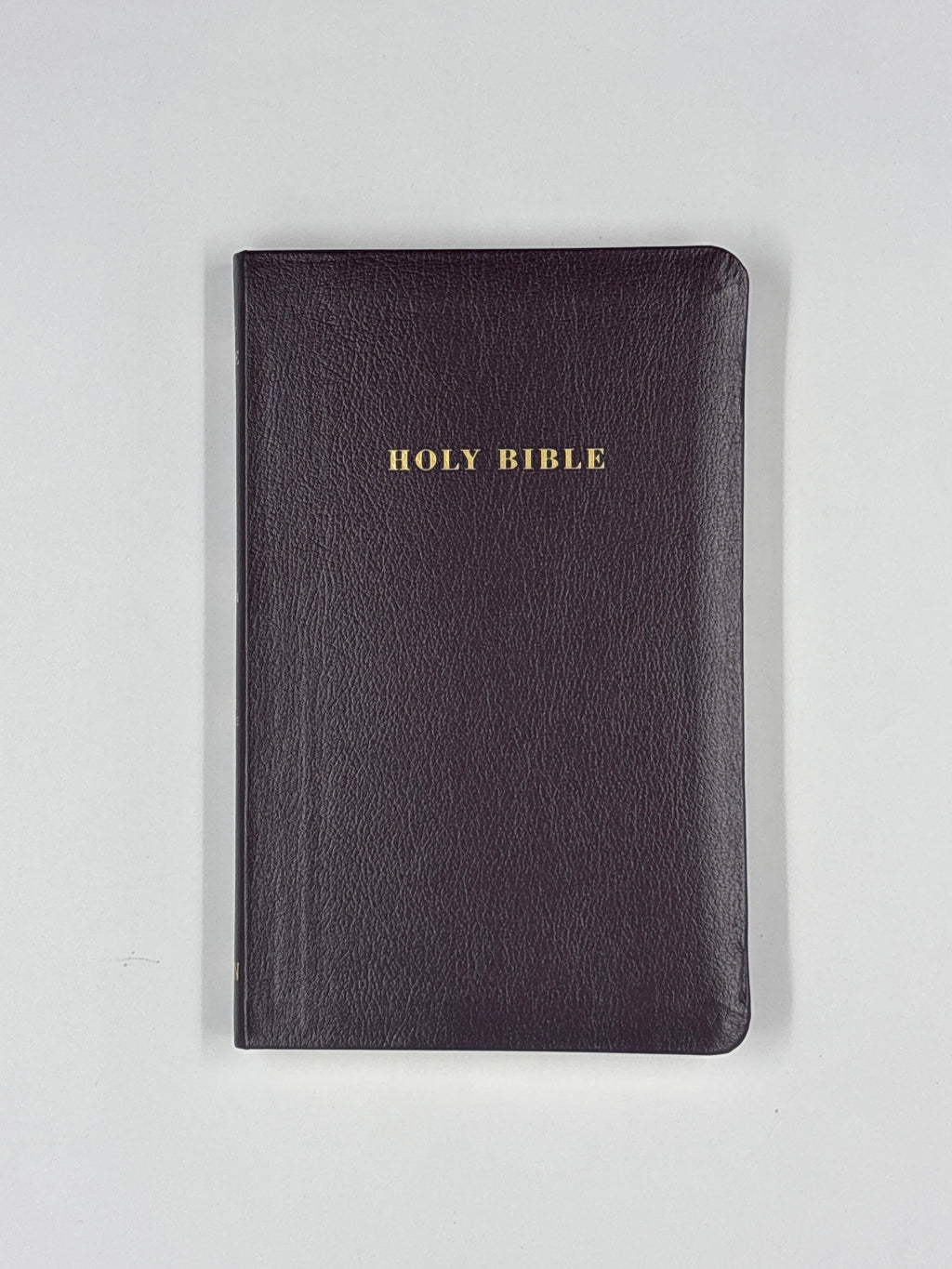 Burgundy Bonded Leather King James Version Thinline Reference Bible