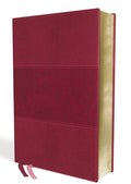 Burgundy Leathersoft NIV Study Bible, Fully Revised Edition