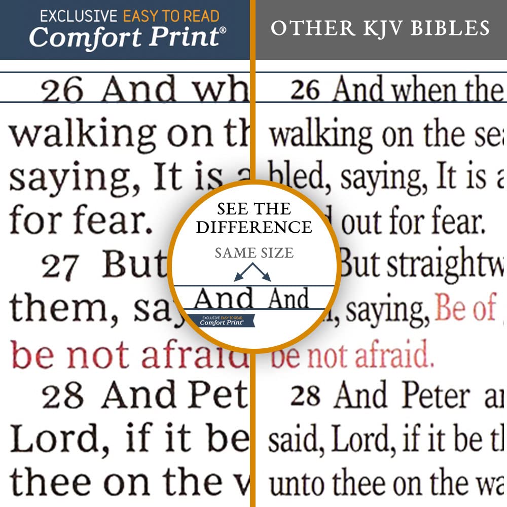 Personal Size Reference Bible, King James Version, Red Letter Edition with Thumb Index