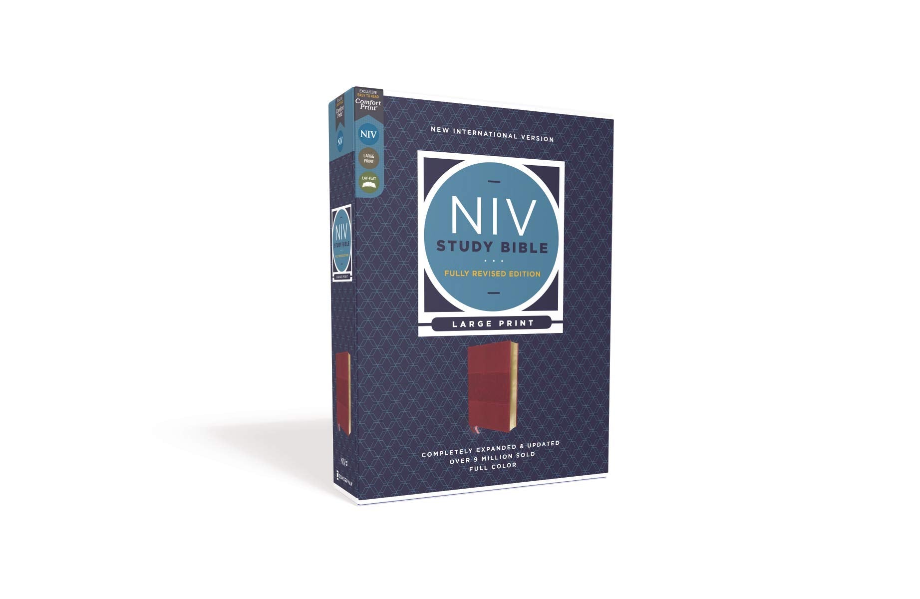 Burgundy Leathersoft NIV Study Bible, Fully Revised Edition