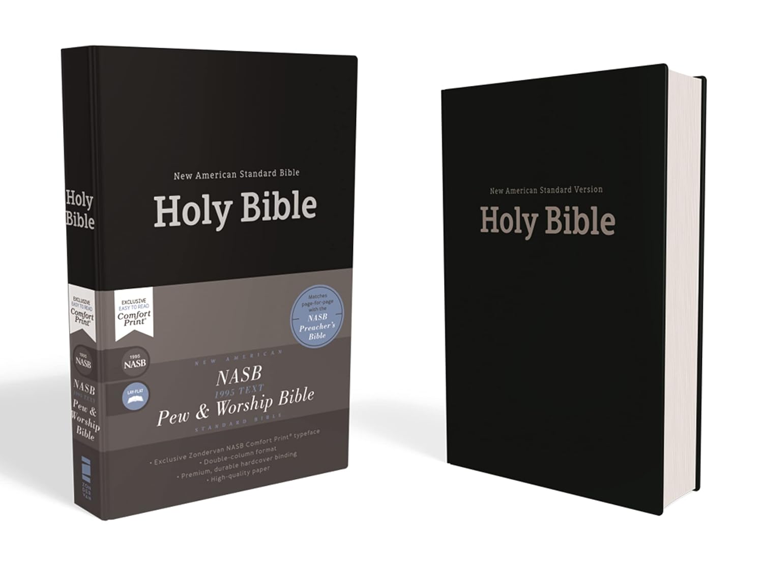 NASB, Pew and Worship Bible, Hardcover, 1995 Text, Comfort Print Hardcover