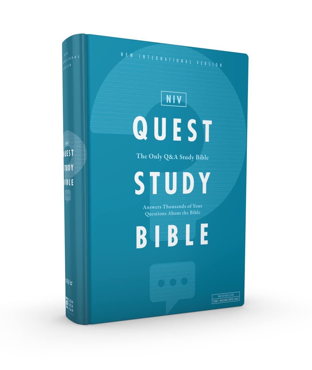 NIV Quest Study Bible in Comfort Print Hardcover edition, a comprehensive Bible study resource