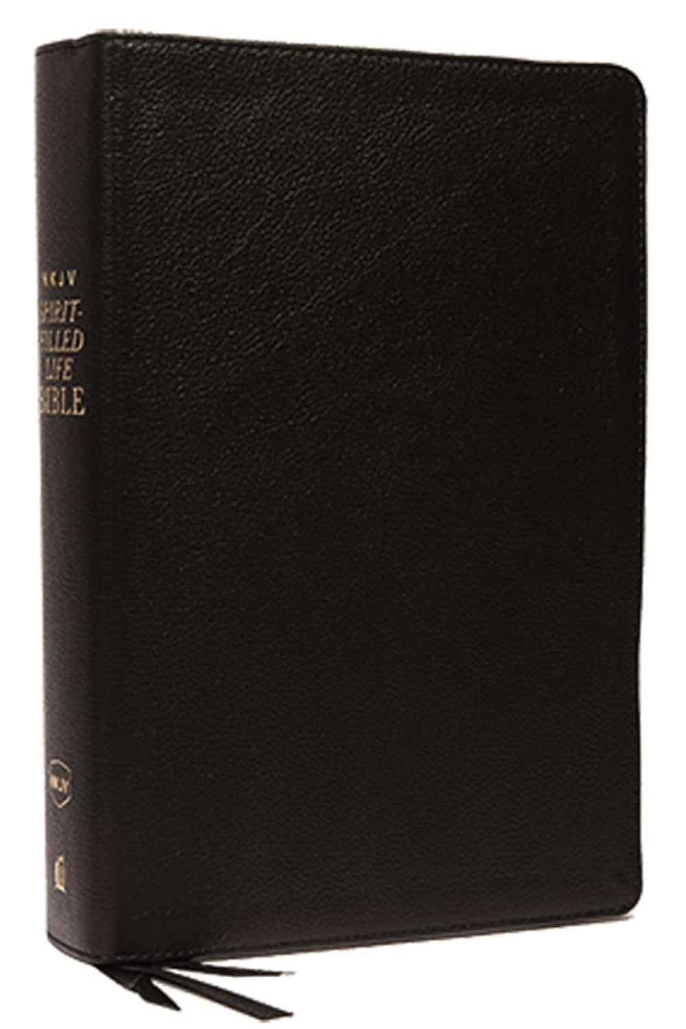 NKJV Spirit-Filled Life Bible Genuine Leather Edition, Third Edition, Black Leather Bound