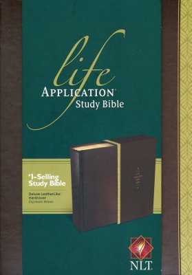 NLT Life Application Study Bible, Espresso Brown Imitation Leather Bible