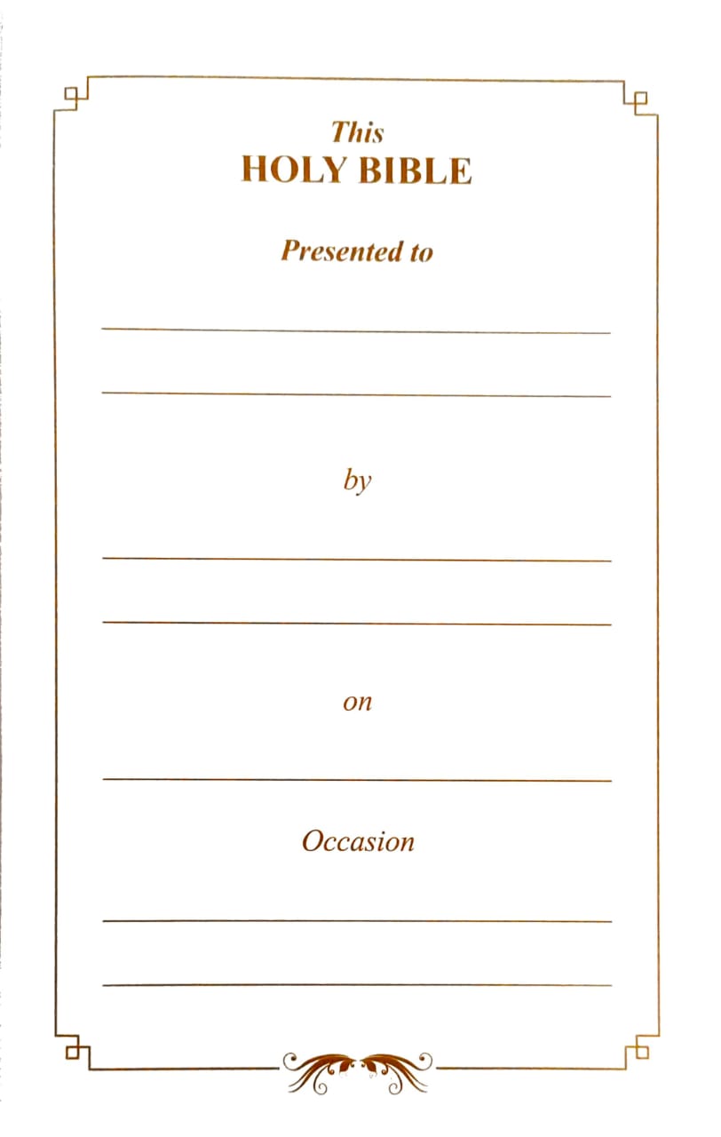 Tamil Bible, Demi Size with Index, Black Leather Touch Edition (ISBN: 9788122120660)