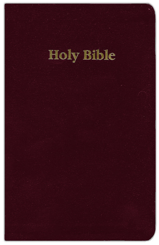 Burgundy Bonded Leather King James Version Thinline Reference Bible
