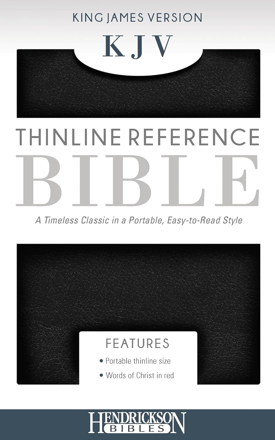 Burgundy Bonded Leather King James Version Thinline Reference Bible