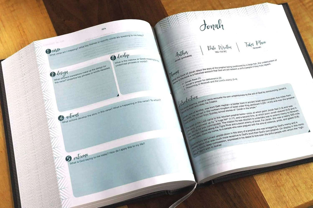 NIV Verse Mapping Bible, Gray Cloth Over Board Hardbound Journal Edition (ISBN: 9780310454595)