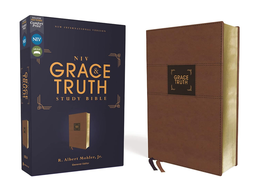 Indexed leather cover study Bible in NIV translation for in-depth study
