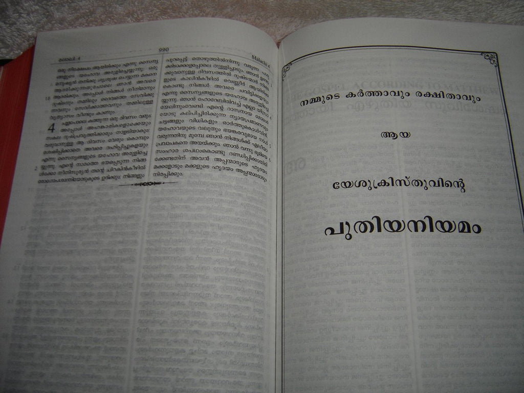 BSI Malayalam Holy Bible with Old and New Testament complete sacred script