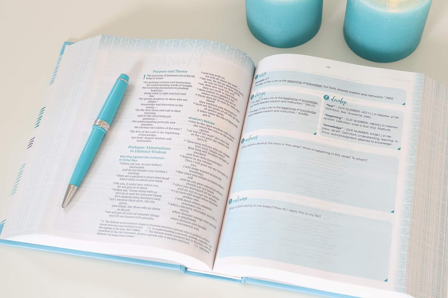 NIV Verse Mapping Bible for Girls, a Bible for girls with Comfort Print and verse mapping study tool.