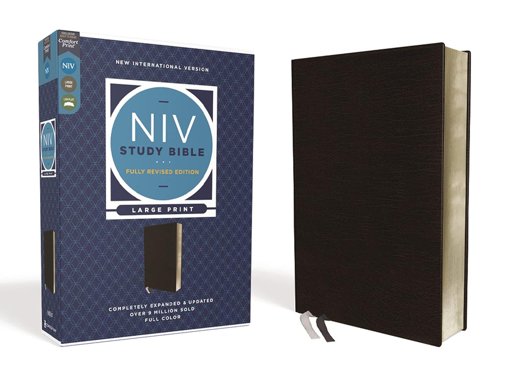 Holy Bible: New International Version, Leathersoft, Comfort Print, Reference (NIV Study Bible, Fully Revised Edition) Imitation Leather – Import