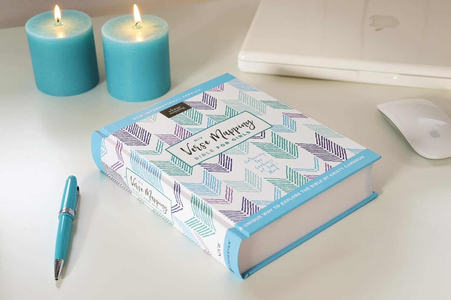NIV Verse Mapping Bible for Girls in Comfort Print Hardcover