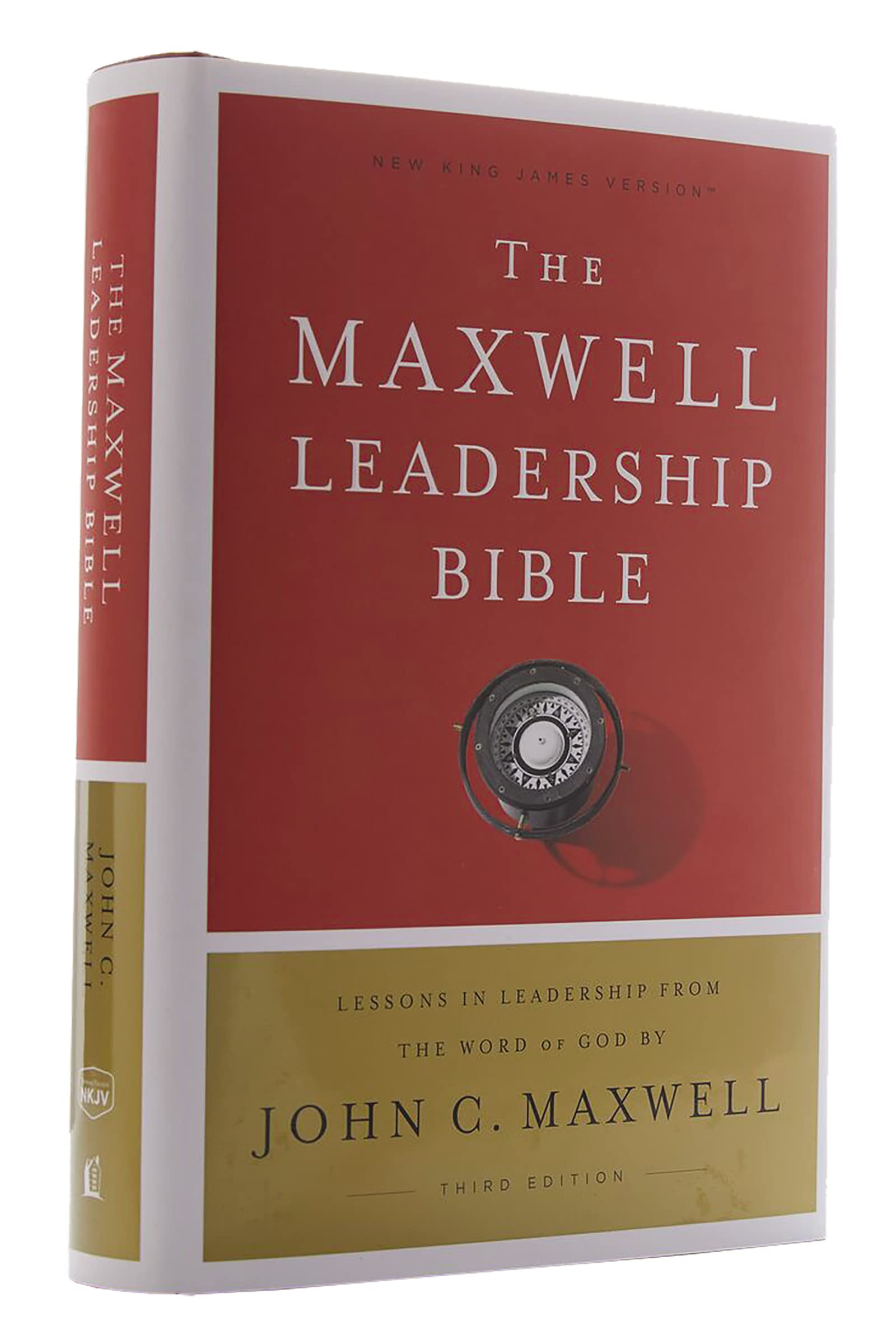 NKJV Maxwell Leadership Bible, compact hardcover edition for study and leadership development.