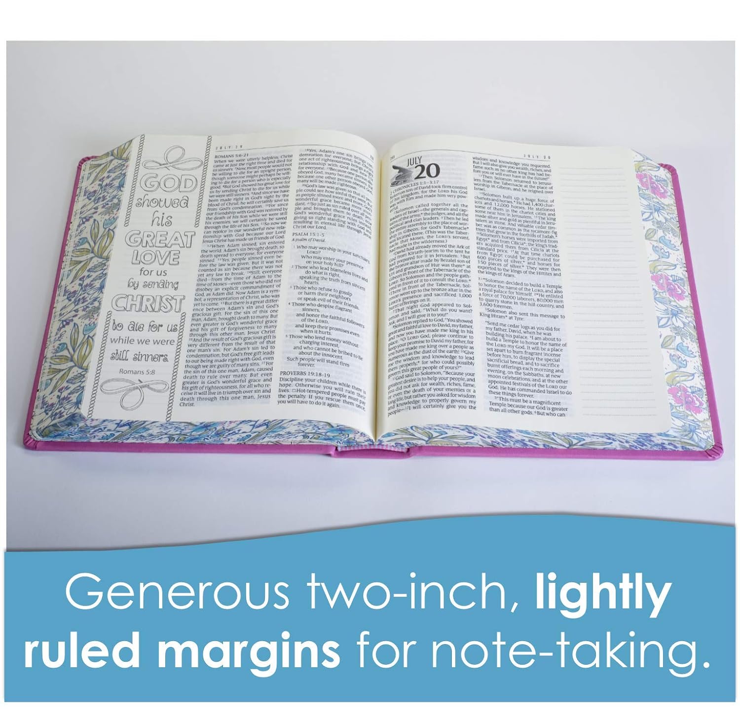 Clearance sale! NLT, One Year Bible Creative Expressions, Deluxe Hardcover
