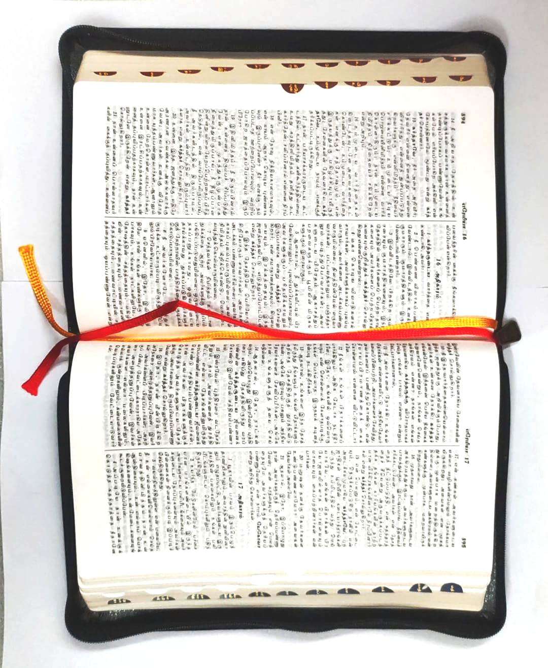 Tamil Bible: Korean Print, Black Zippered Edition (ISBN-9788122130355)