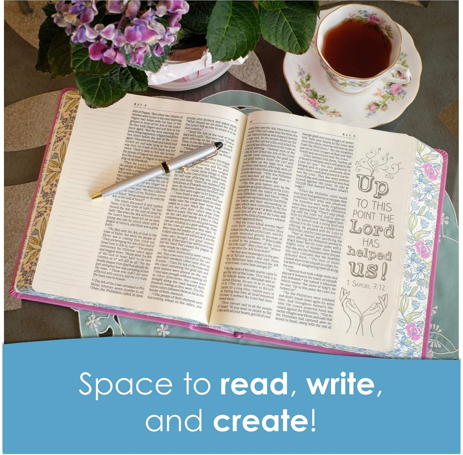 Clearance sale! NLT, One Year Bible Creative Expressions, Deluxe Hardcover