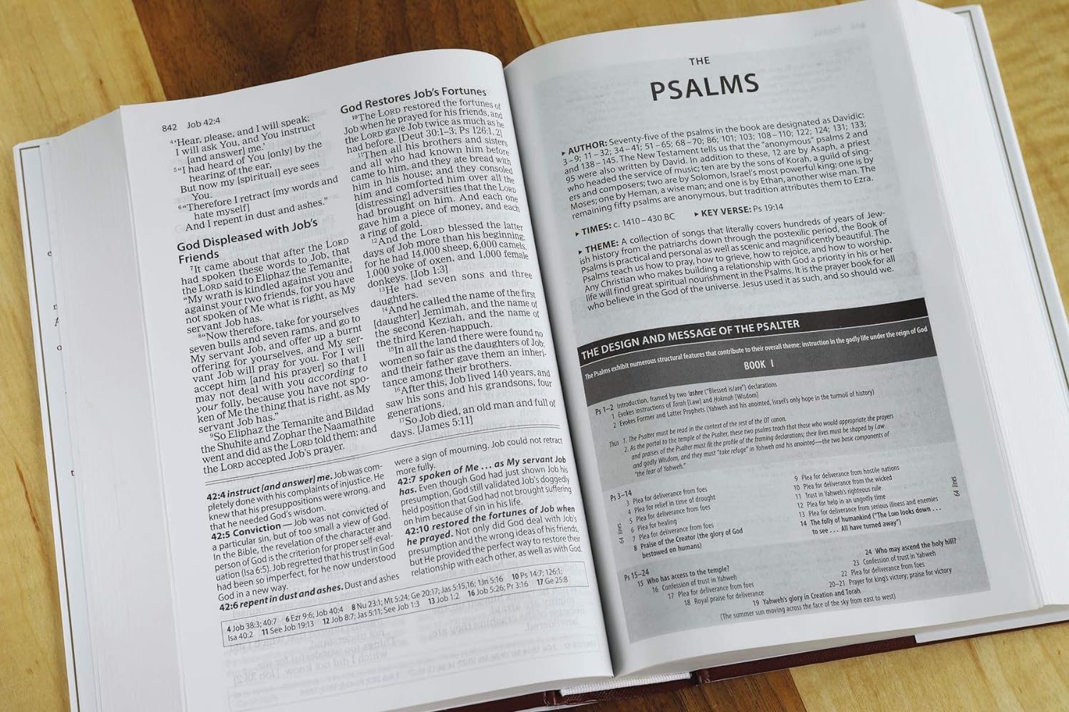 Leathersoft Hardcover Brown Imitation Leather for Amplified Study Bible