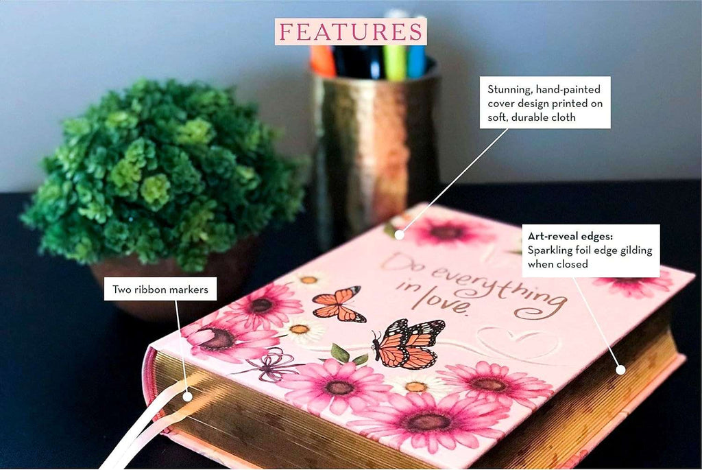 NIV Artisan Collection Journaling Bible for Girls - Floral Design