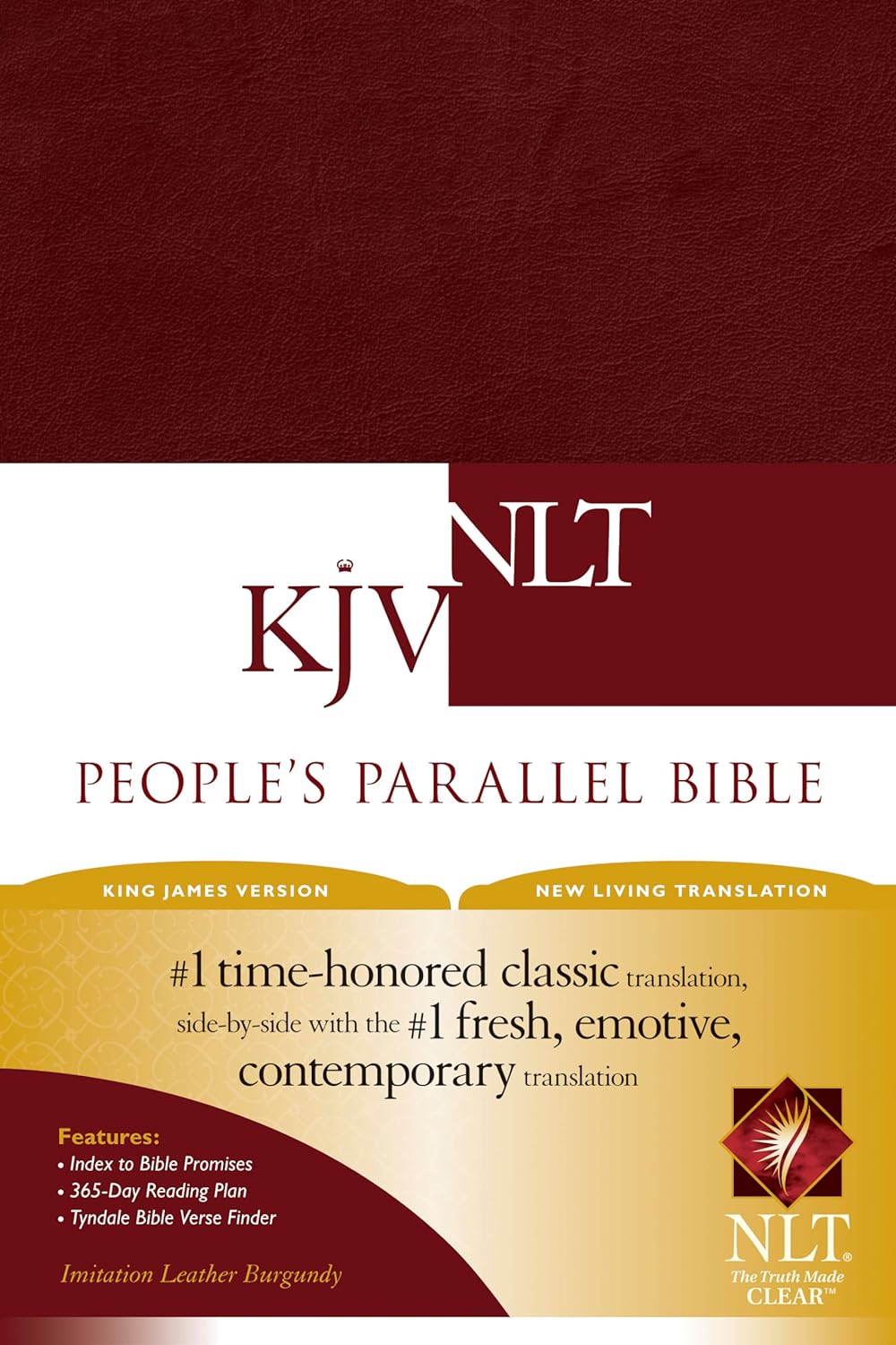 Clearance sale 2024! KJV/NLT Bible People's Parallel Edition – Import,