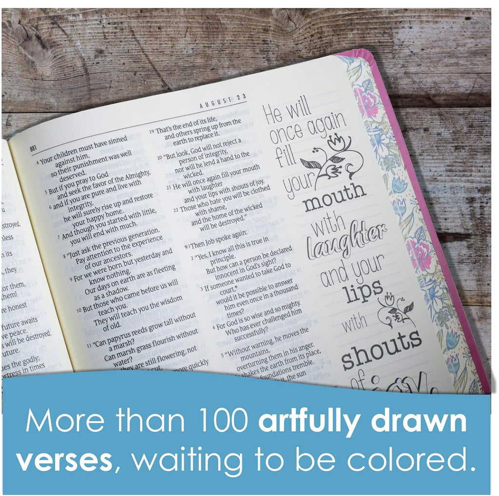 NLT One Year Bible Creative Expressions Deluxe Hardcover